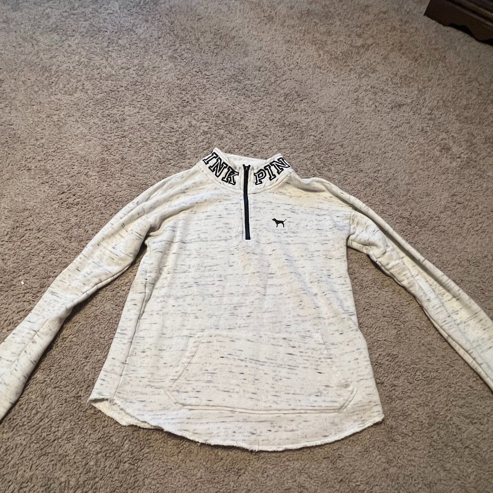 Victoria's Secret PINK Quarter Zip - Size M